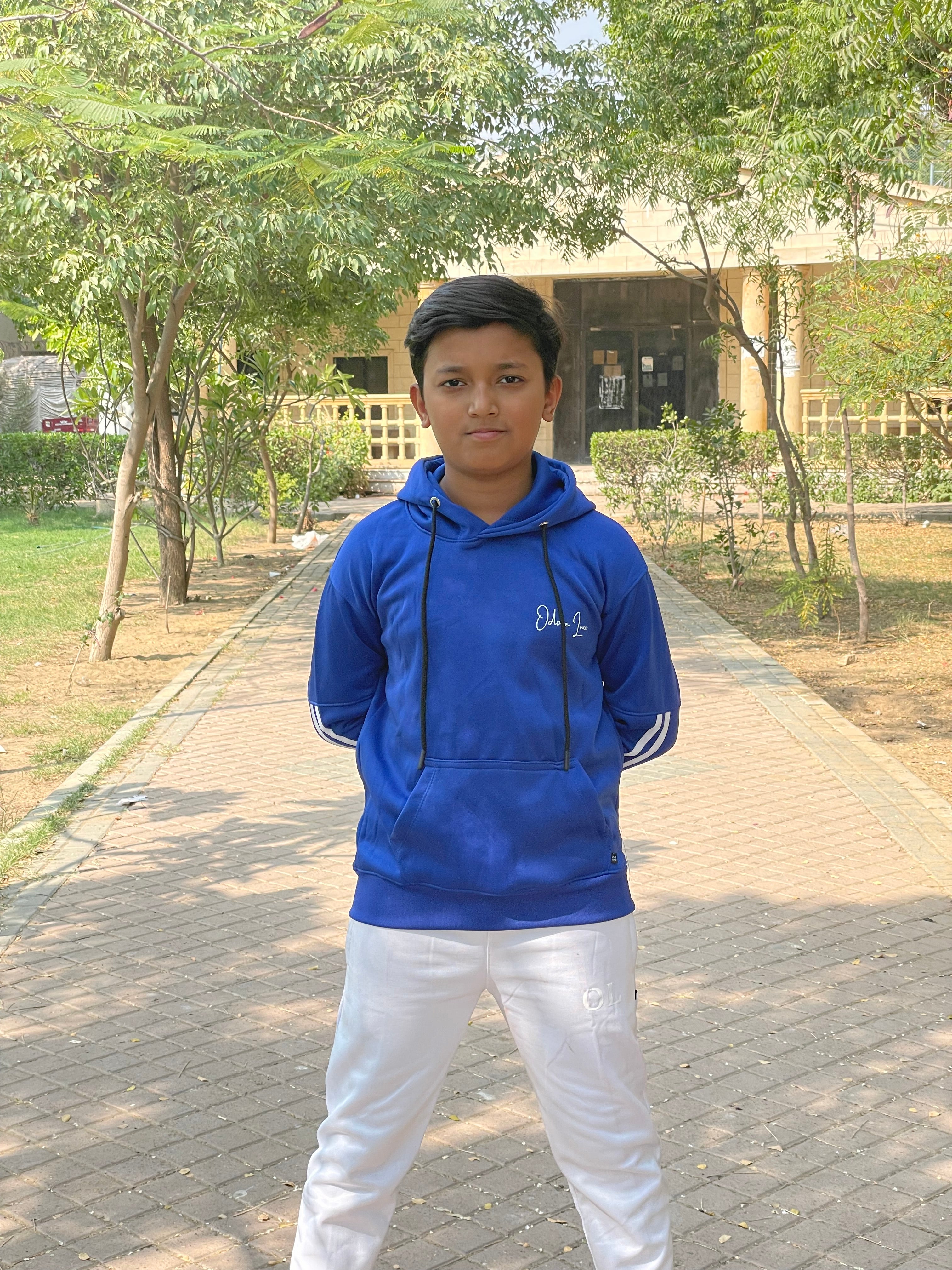 Kids Tracksuit -Contrast Edition Blue /White