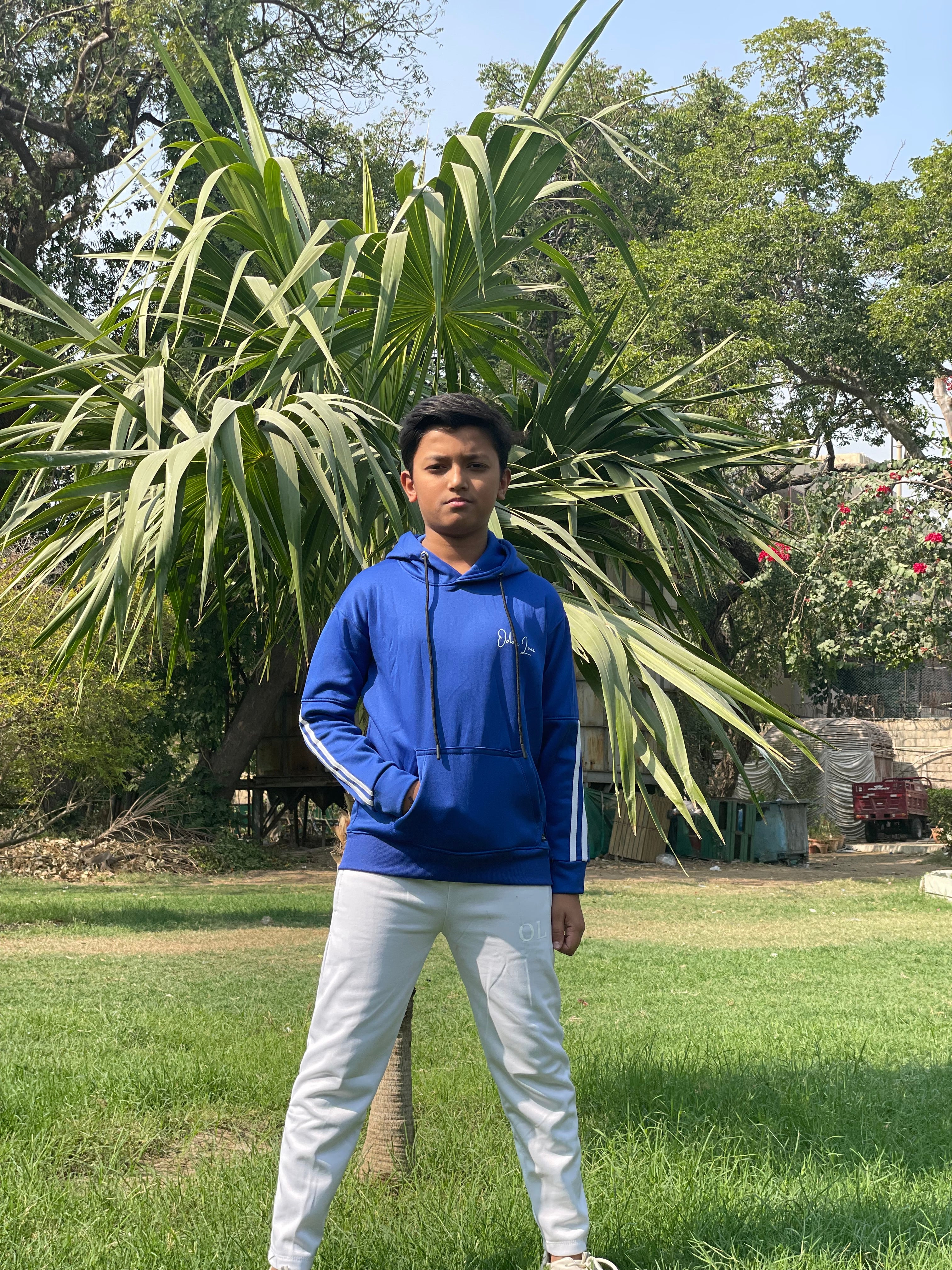 Kids Tracksuit -Contrast Edition Blue /White