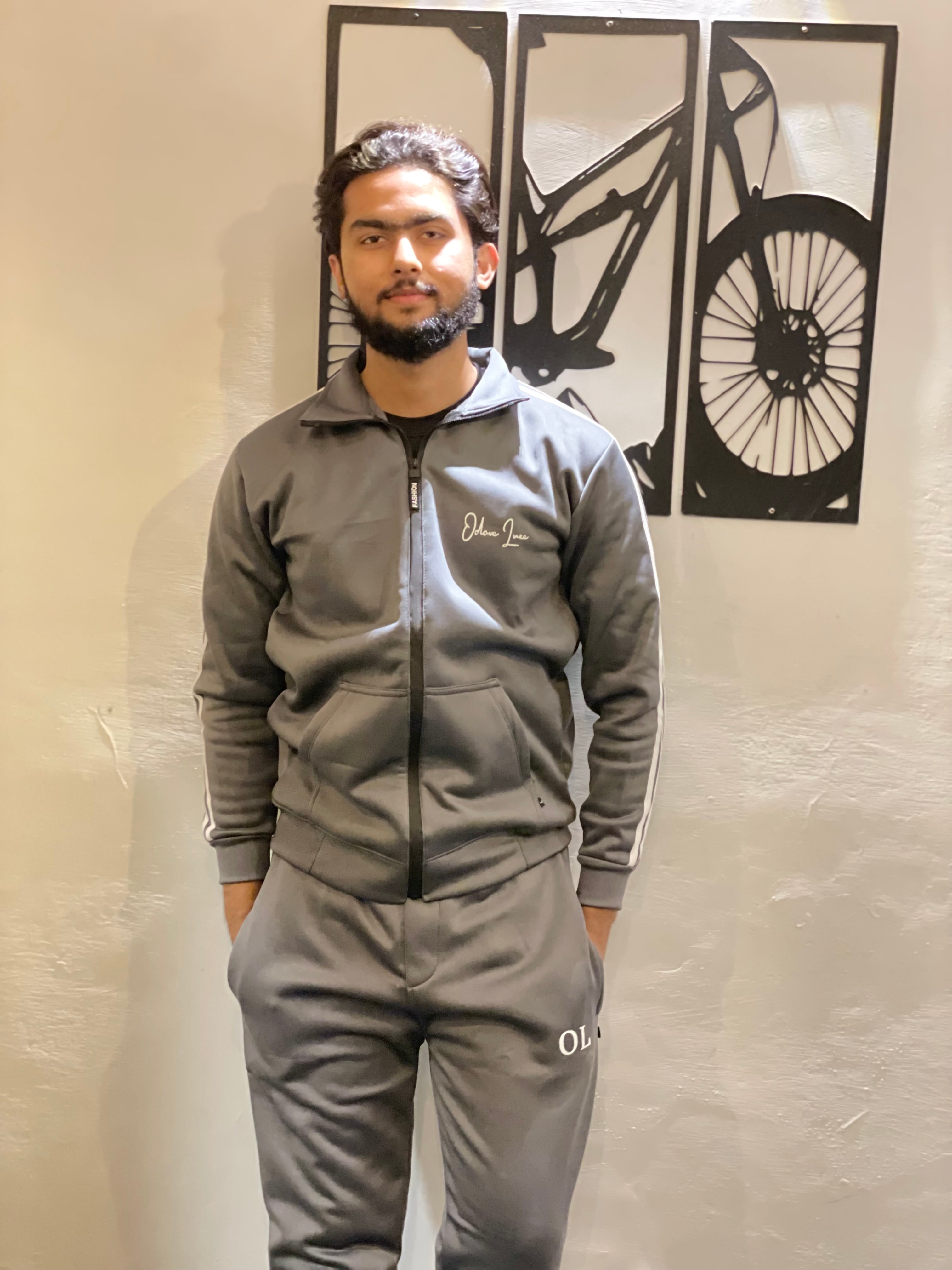 Smokey Grey Premium Tracksuits