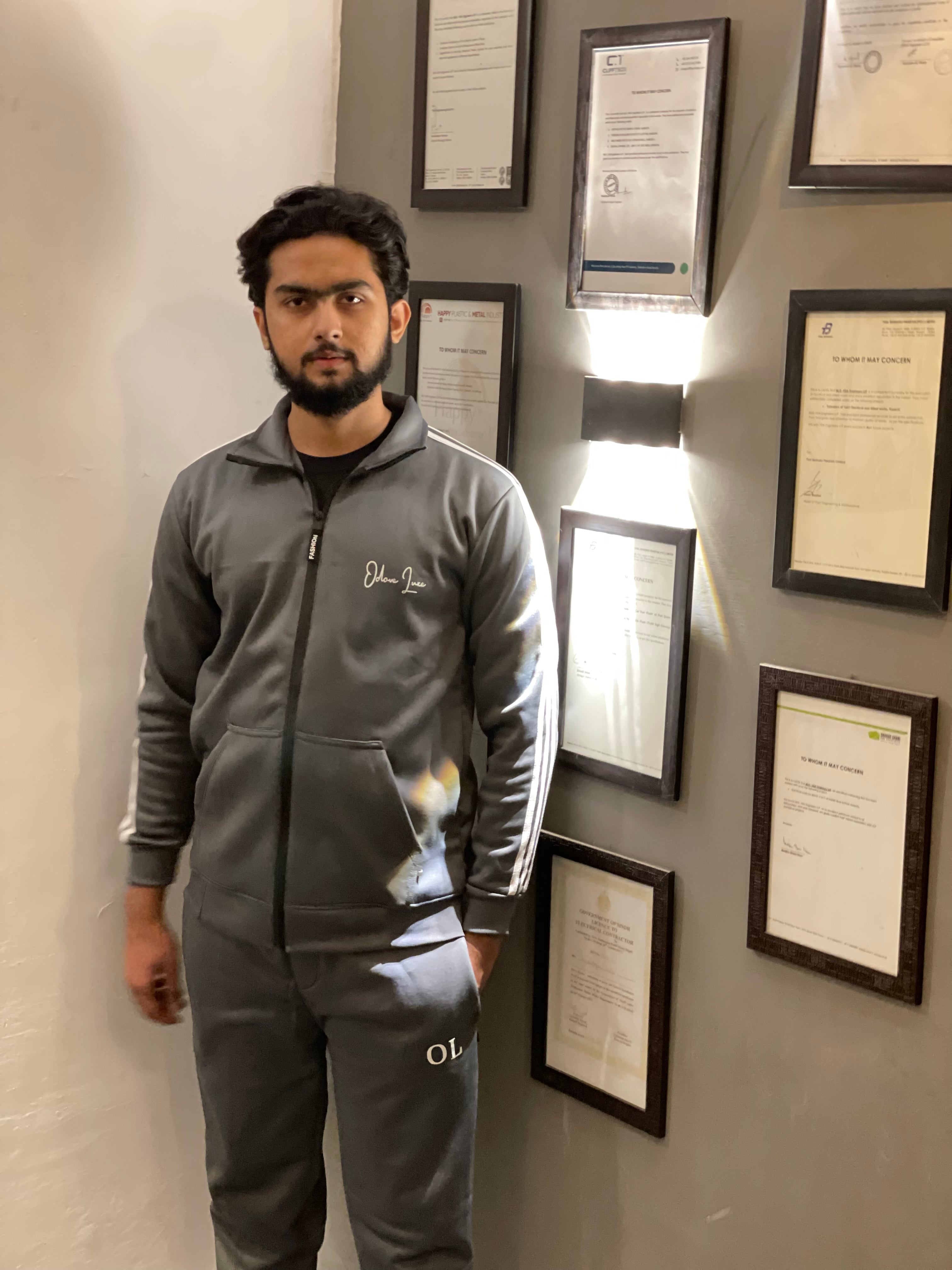 Smokey Grey Premium Tracksuits