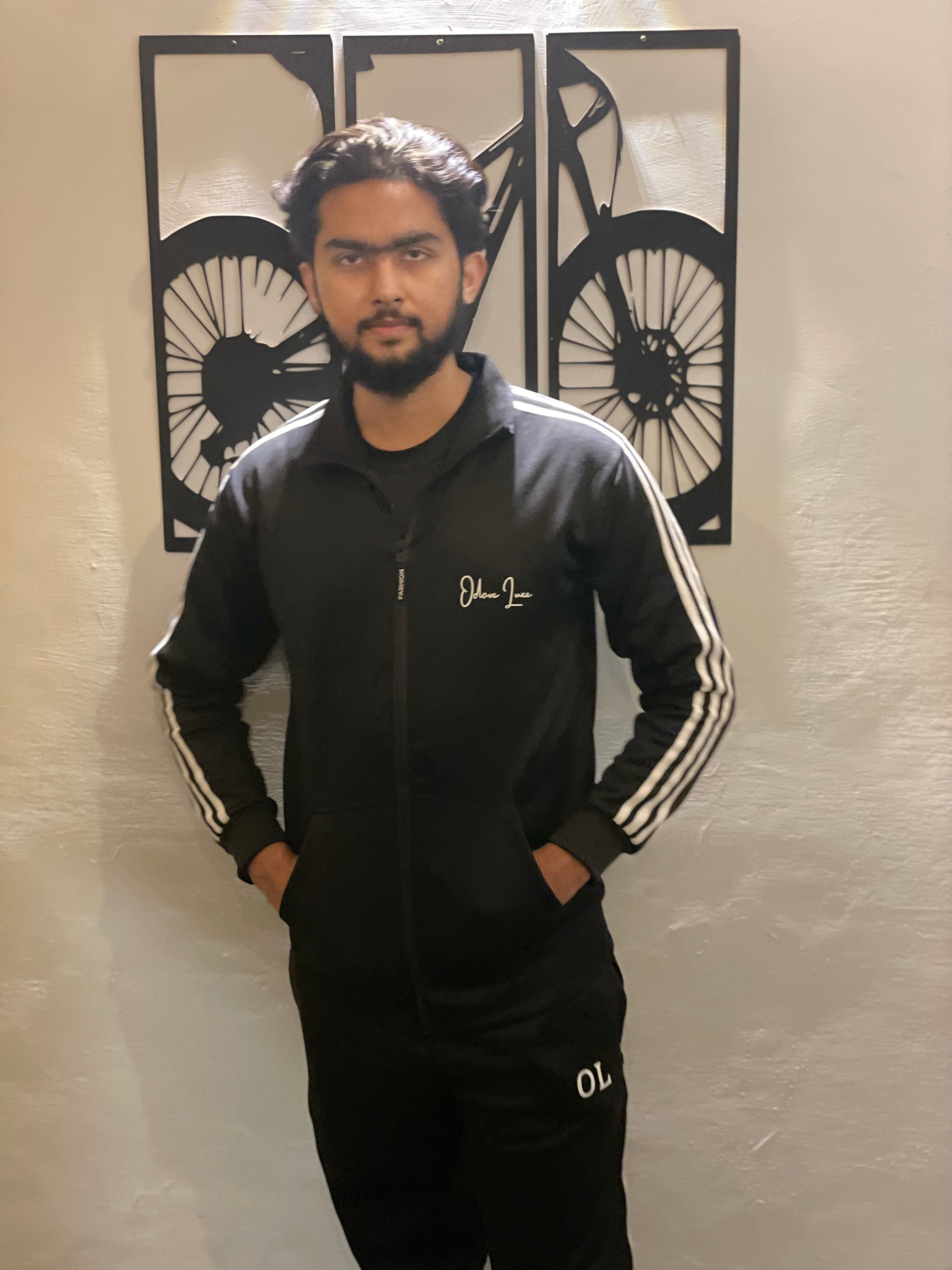 Black Premium Tracksuits